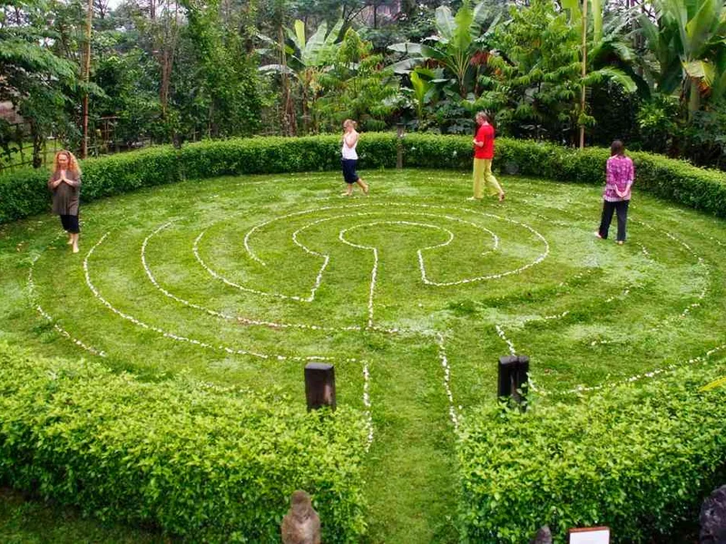 Labyrinth walking meditation program